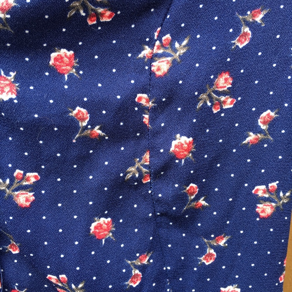 Floral Corset Back Dress w/ Pockets - Picture 5 of 8